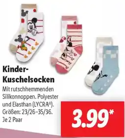 Lidl Kinder Kuschelsocken Angebot