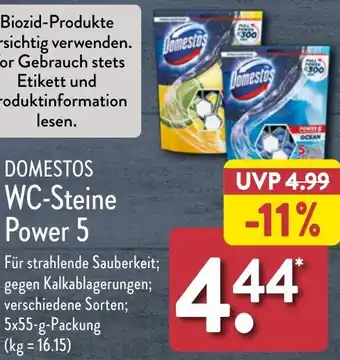 Aldi Nord DOMESTOS WC-Steine Power 5 Angebot