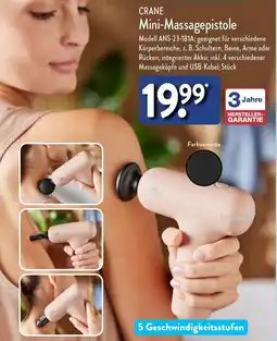 Aldi Nord CRANE Mini-Massagepistole Angebot