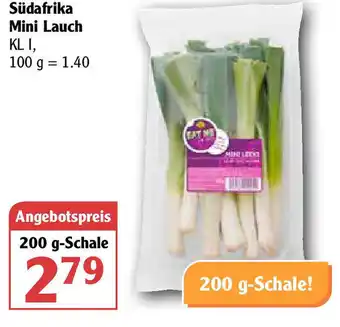 Globus Südafrika Mini Lauch 200g Angebot