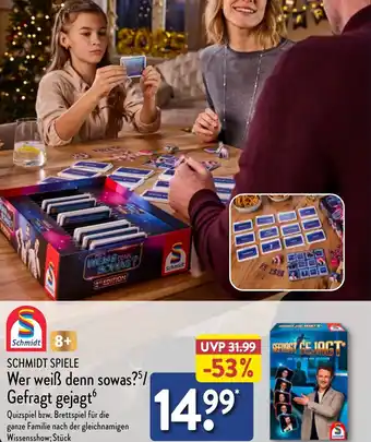 Aldi Nord SCHMIDT SPIELE Wer weiß denn sowas?/ Gefragt gejagt Angebot