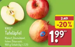 Aldi Nord KIKU Tafeläpfel Angebot