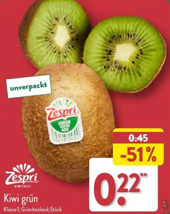 Aldi Nord Zespri Kiwi grün Angebot