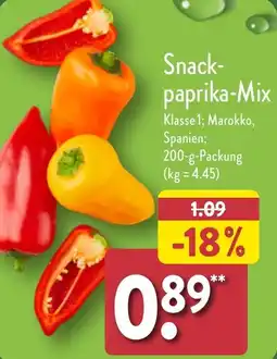 Aldi Nord Snackpaprika-Mix Angebot