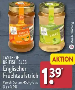 Aldi Nord TASTE OF BRITISH ISLES Englischer Fruchtaufstrich Angebot