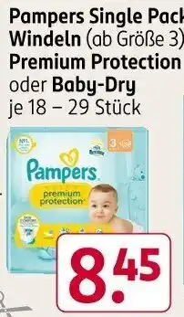 Rossmann Pampers Single Pack Windeln Angebot