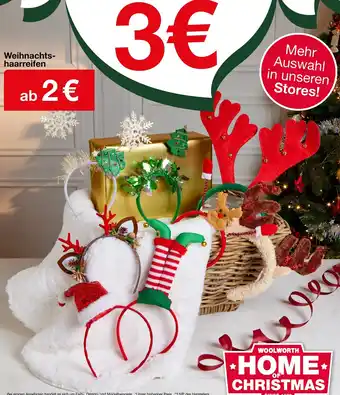 Woolworth Weihnachtshaarreifen Angebot