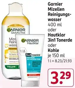 Rossmann Garnier Mizellen Reinigungswasser Angebot