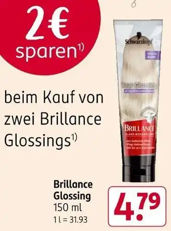 Rossmann Brillance Glossing Angebot