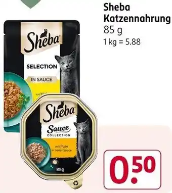 Rossmann Sheba Katzennahrung Angebot