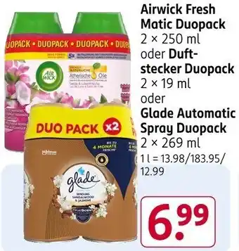 Rossmann Airwick Fresh Matic Duopack Angebot