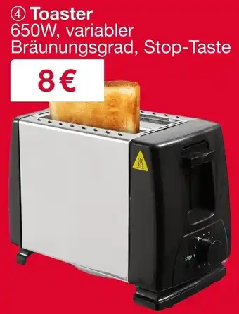 Woolworth Toaster Angebot