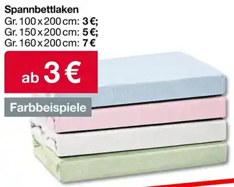 Woolworth Spannbettlaken Angebot