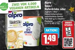 Hit Alpro Soja-/ Haferdrinks Angebot