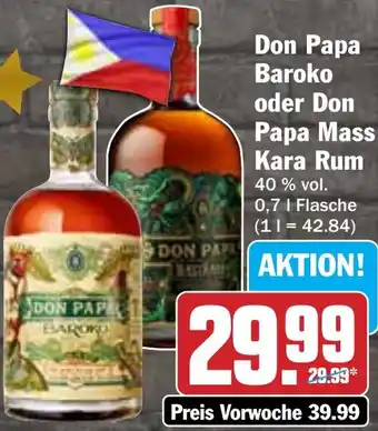 Hit Don Papa Baroko oder Don Papa Mass Kara Rum Angebot