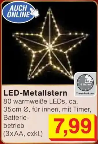 Jawoll LED-Metallstern Angebot