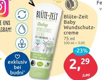 Budni Blüte-zeit baby wundschutzcreme Angebot