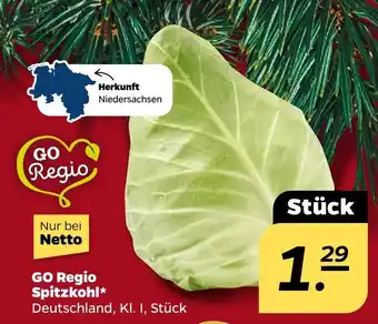 NETTO GO Regio Spitzkohl Angebot