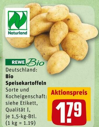 REWE Rewe bio bio speisekartoffeln Angebot