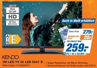 Expert KENDO HD LED TV 32 LED 5241 B Angebot