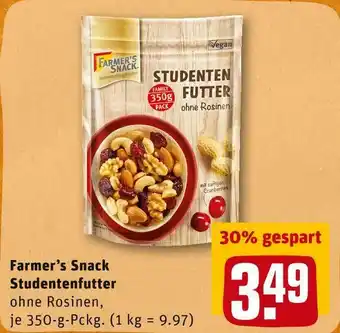 REWE Farmer’s snack studentenfutter Angebot