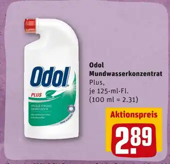 REWE Odol mundwasserkonzentrat Angebot