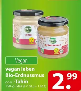 Famila Nord Ost Vegan leben bio-erdnussmus oder -tahin Angebot