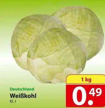 Famila Nord Ost Weißkohl Angebot