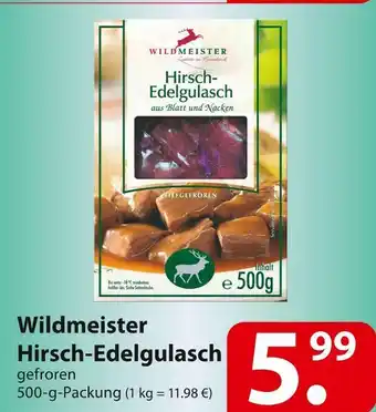 Famila Nord Ost Wildmeister hirsch-edelgulasch Angebot