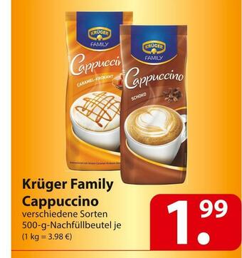 Famila Nord Ost Krüger family cappuccino Angebot