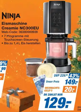 Expert NINJA Eismaschine Creamie NC300EU Angebot