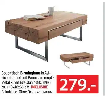 Zurbrüggen Couchtisch birmingham Angebot