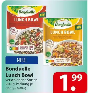 Famila Nord Ost Bonduelle lunch bowl Angebot