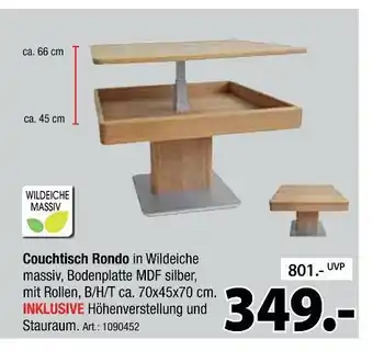 Zurbrüggen Couchtisch rondo Angebot