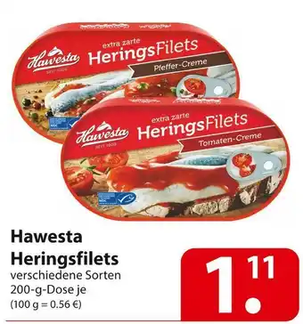 Famila Nord Ost Hawesta heringsfilets Angebot