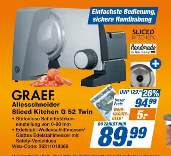 Expert Graef allesschneider sliced kitchen g 52 twin Angebot