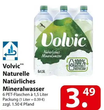 Famila Nord Ost Volvic naturelle natürliches mineralwasser Angebot