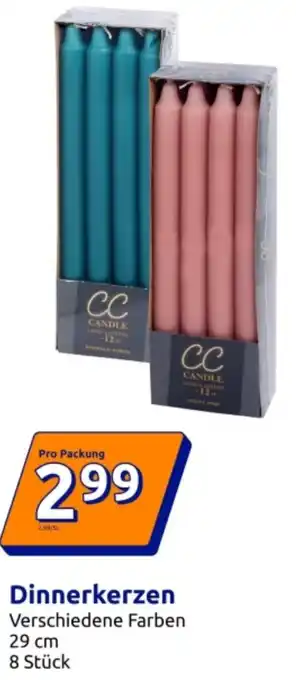 Action Dinnerkerzen Angebot