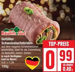 Edeka Bauern Gut Gefüllter Schweinelachsbraten Angebot