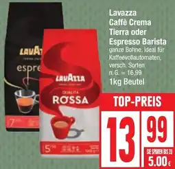 Edeka Lavazza Caffè Crema Tierra oder Espresso Barista Angebot