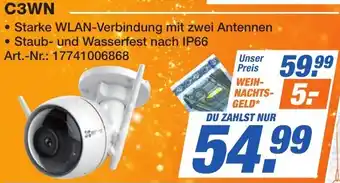 Expert Technomarkt EZVIZ Außenkameras C3WN Angebot