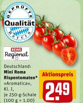 REWE Rewe regional mini roma rispentomaten Angebot