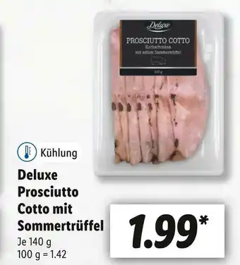 Lidl Deluxe prosciutto Angebot