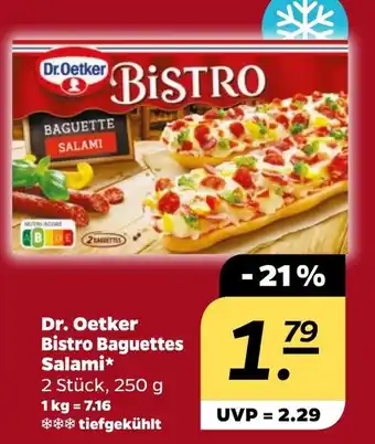 NETTO Dr. Oetker Bistro Baguettes Salami Angebot