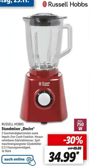 Lidl Russell hobbs standmixer „desire“ Angebot