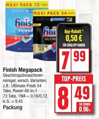 Edeka Finish Megapack Angebot