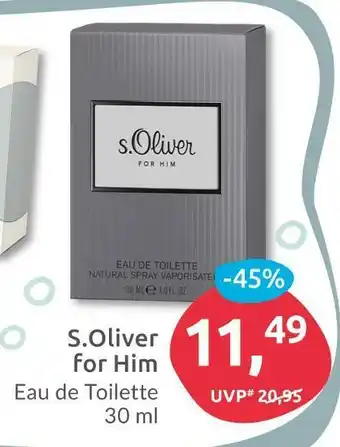 Budni S.oliver for him Angebot