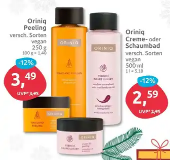 Budni Oriniq peeling, creme- oder schaumbad Angebot