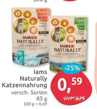 Budni Iams naturally katzennahrung Angebot