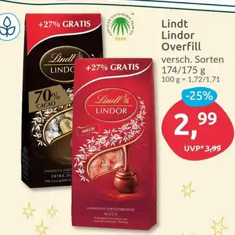 Budni Lindt lindor pralinen overfill Angebot